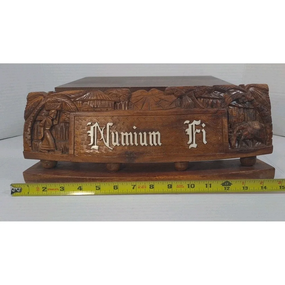 Pair Of Hand Carved 15